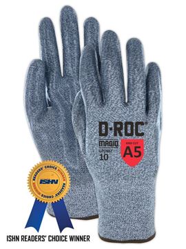 Picture of Magid® D-ROC® GPD487 Hyperon® 13-Gauge Cut-Resistant Gloves with RepTek Grip® - Cut Level A5